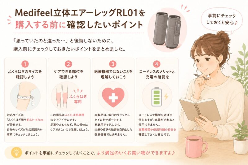 【口コミ評判】Medifeel立体エアーレッグRL01はどう？メリット・デメリットや使い方をやさしく解説