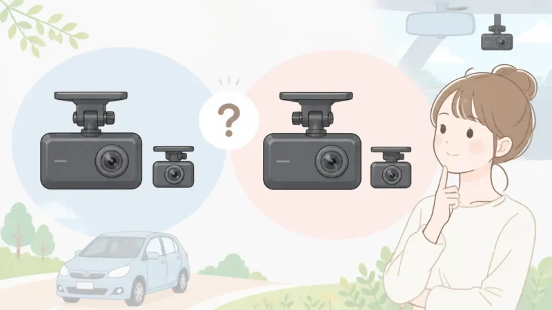 コムテックZDR065とZDR055を比較！違いや選び方を解説