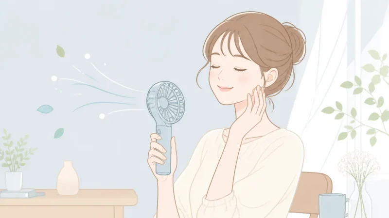 超ミニ！IAPOSハンディファンの口コミは？使い心地や評判をやさしく紹介