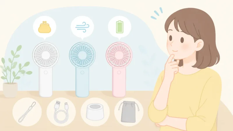 IAPOSハンディファンの口コミは？使い心地や評判をやさしく紹介