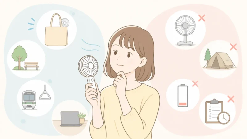 IAPOSハンディファンの口コミは？使い心地や評判をやさしく紹介