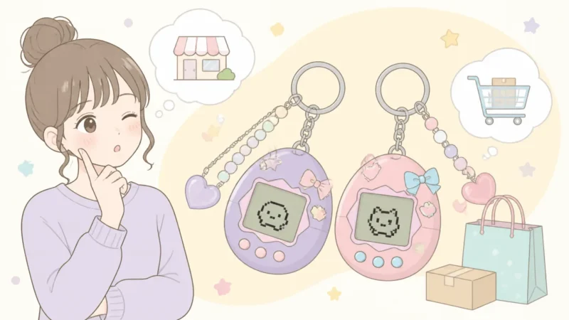 【たまごっちカスタムキーリング】どこで売ってる？販売店や通販を紹介！