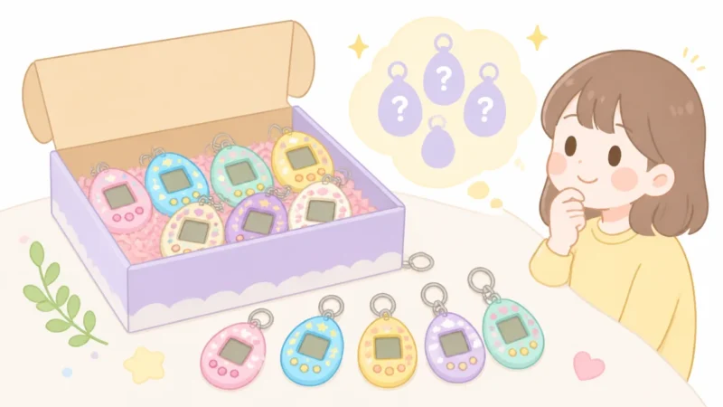 たまごっちカスタムキーリングはどこで売ってる？販売店と通販を紹介