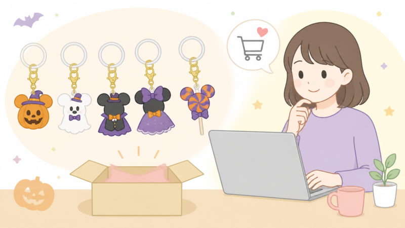 ディズニーハロウィンのめじるしアクセサリーはどこで売ってる?