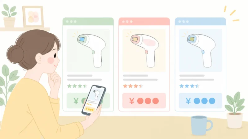 ユニクラフト脱毛器の口コミは?特徴や使い方、選び方を解説